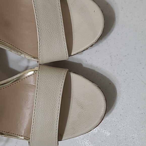 Jessica Simpson cork & cream platform sandals size 11 - Picture 8 of 16